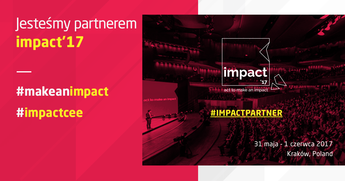 banner - jesteśmy partnerem Impact '17