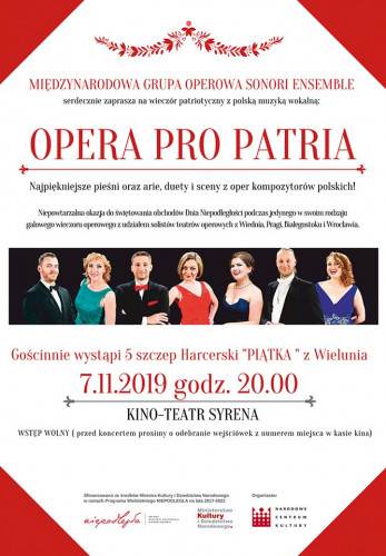 Wieczór patriotyczny z Operą PRO PATRIA w Wieluniu