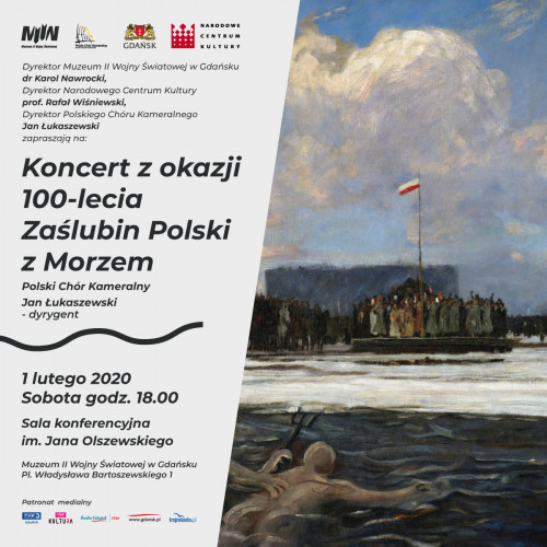 Koncert Polskiego Chóru Kameralnego z okazji 100. rocznicy Zaślubin Polski z Morzem