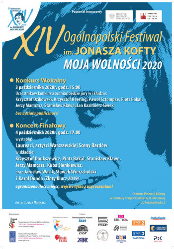 XIV Ogólnopolski Festiwal im. Jonasza Kofty „Moja Wolności”