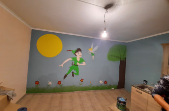Pomalowana ściana