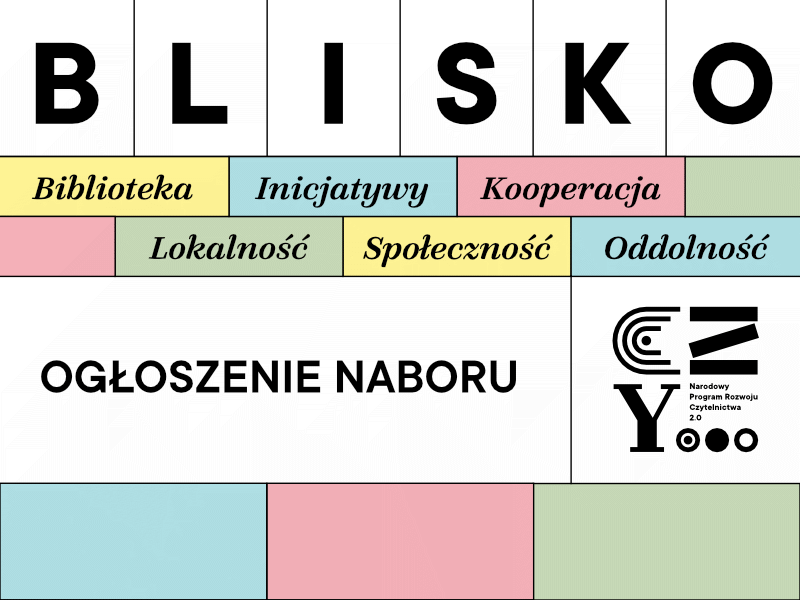 Dofinansowanie dla bibliotek w ramach konkursu BLISKO / NPRCz 2.0 Wystartował trzeci nabór wniosków