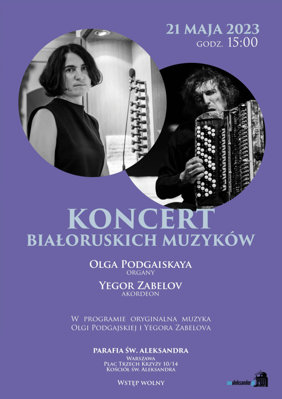 Koncert białoruskich muzyków w Warszawie 
