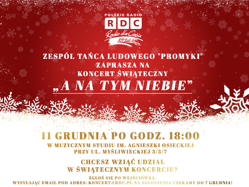 Koncert Świąteczny "Zespołu Promyki"