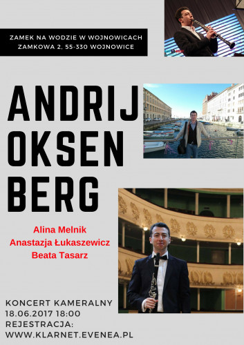 Koncert kameralny kwartetu Andrija Oksenberga