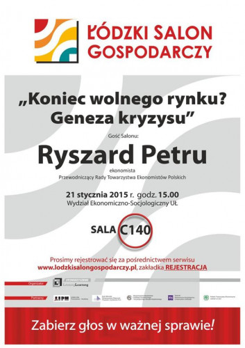 Spotkaj Ryszarda Petru w Łodzi!
