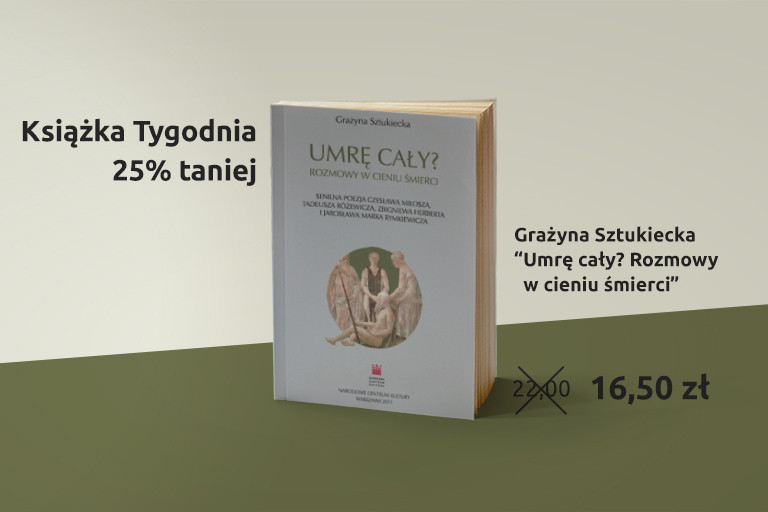 Książka Tygodnia: "Umrę cały?"