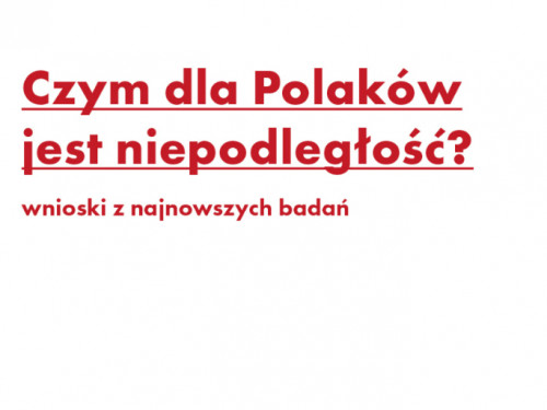 15.11 | Czym dla Polaków jest niepodległość? - debata